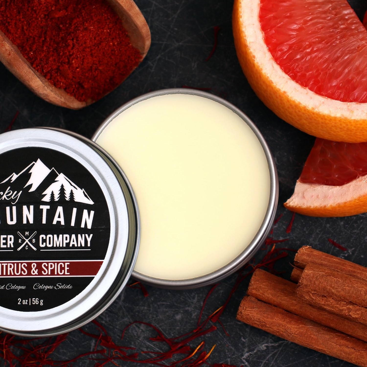 Citrus &amp; Spice Solid Cologne