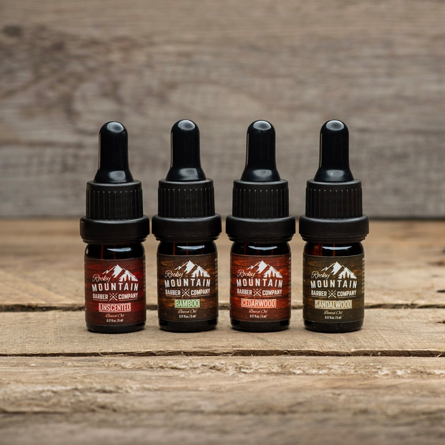 Beard Oil Variety Pack | 0.17 fl.oz. Each