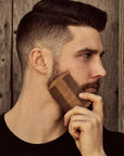 Straight Edge Sandalwood Beard Comb